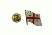 GEORGIA COUNTRY FLAG METAL LAPEL PIN BADGE ... NEW