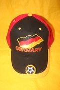 GERMANY COUNTRY FLAG BLACK EMBROIDERED HAT CAP .. NEW