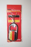 GERMANY COUNTRY FLAG BOTTLE OPENER KEYCHAIN WITH LIGHT .. DEUTSCHLAND FIFA WORLD CUP SOCCER FUSSBALL .. NEW