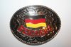 GERMANY COUNTRY FLAG LARGE METAL BELT BUCKLE ... DEUTSCHLAND .. NEW