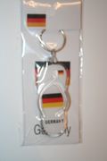 GERMANY COUNTRY FLAG SHOE SANDLE KEYCHAIN .. DEUTSCHLAND .. NEW