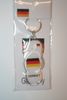 GERMANY COUNTRY FLAG SHOE SANDLE KEYCHAIN .. DEUTSCHLAND .. NEW GERMANY COUNTRY FLAG SHOE SANDLE KEYCHAIN .. DEUTSCHLAND .. NEW