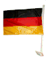 GERMANY DEUTSCHLAND 12" X 18" INCHES HEAVY DUTY COUNTRY FLAG WITH STICK .. FIFA SOCCER WORLD CUP .. NEW GERMANY DEUTSCHLAND 12" X 18" INCHES HEAVY DUTY COUNTRY FLAG WITH STICK .. FIFA SOCCER WORLD CUP .. NEW