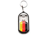  GERMANY DEUTSCHLAND COUNTRY FLAG BOTTLE OPENER LED KEYCHAIN ..HIGH QUALITY .. NEW