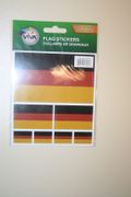 GERMANY DEUTSCHLAND COUNTRY FLAG COLLECTION OF 7 DIFFERENT SIZE STICKER SET .. NEW