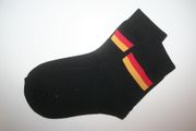 GERMANY DEUTSCHLAND COUNTRY FLAG PAIR OF BLACK HIGH QUALITY DRESS SOCKS .. 2 SIZES AVAILABLE ... MEN'S & WOMEN'S .. NEW IN PACKAGE 