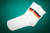 GERMANY DEUTSCHLAND COUNTRY FLAG PAIR OF WHITE HIGH QUALITY DRESS SOCKS .. 2 SIZES AVAILABLE ... MEN'S & WOMEN'S .. NEW IN PACKAGE GERMANY DEUTSCHLAND COUNTRY FLAG PAIR OF WHITE HIGH QUALITY DRESS SOCKS .. 2 SIZES AVAILABLE ... MEN'S & WOMEN'S .. NEW IN PACKAGE