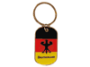 GERMANY DEUTSCHLAND COUNTRY FLAG WITH EAGLE KEYCHAIN ..HIGH QUALITY .. NEW