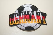 GERMANY SOCCER BALL FOOTBALL FUSSBALL IRON ON PATCH CREST BADGE .. DEUTSCHLAND .. NEW