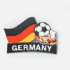 GERMANY SOCCER BALL FOOTBALL IRON ON EMBROIDERED PATCH CREST BADGE .. DEUTSCHLAND .. NEW GERMANY SOCCER BALL FOOTBALL IRON ON EMBROIDERED PATCH CREST BADGE .. DEUTSCHLAND .. NEW
