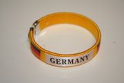 GERMANY YELLOW COUNTRY FLAG C BRACELET WRISTBAND ... FIFA WORLD CUP .. NEW
