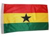 GHANA 12" X 18" INCHES COUNTRY HIGH QUALITY FLAG WITH SLEAVE WITHOUT STICK .. FIFA SOCCER WORLD CUP .. NEW