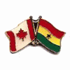 GHANA / CANADA COUNTRY FLAG SMALL METAL FRIENDSHIP LAPEL PIN BADGE . NEW GHANA / CANADA COUNTRY FLAG SMALL METAL FRIENDSHIP LAPEL PIN BADGE . NEW