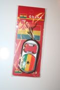 GHANA COUNTRY FLAG BOTTLE OPENER KEYCHAINS WITH LIGHT ... FIFA WORLD CUP SOCCER .. NEW