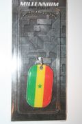 GHANA COUNTRY FLAG METAL DOG TAG NECKLACE PENDANT .. NEW