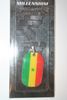 GHANA COUNTRY FLAG METAL DOG TAG NECKLACE PENDANT .. NEW