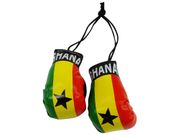 GHANA COUNTRY FLAG MINI BOXING GLOVES ..HIGH QUALITY .. NEW