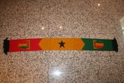 GHANA COUNTRY FLAG SCARF SCARVES .. FIFA WORLD CUP SOCCER FOOTBALL ..NEW