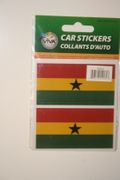 GHANA COUNTRY FLAG SET OF CAR BUMPER STICKERS DECAL EMBLEM ..NEW