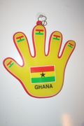 GHANA COUNTRY FLAG WINDOW DISPLAY HAND  WITH SUCTION CUP .. NEW