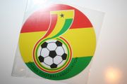 GHANA FOOTBALL ASSOCIATION FIFA WORLD CUP LOGO ROUND CAR MAGNET .. NEW