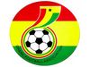 GHANA * GHANA FOOTBALL ASSOCIATION * LOGO CAR MAGNET CIRCLE SHAPE 6 1/4" INCHES IN DIAMETER .. FIFA SOCCER WORLD CUP .. NEW
