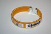 GHANA YELLOW FIFA WORLD CUP SOCCER FOOTBALL FLEXIBLE C BRACELET WRISTBAND .. NEW