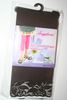 GIRLS KIDS BROWN OPAQUE FOOTLESS TIGHTS ... SIZE-XSMALL 1-3, SMALL 4-6, MEDIUM 7-10, LARGE 11-14 ... NEW IN PACKAGE