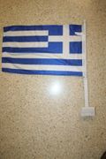 GREECE COUNTRY CAR AUTOMOBILE FLAG FIFA WORLD CUP SOCCER FOOTBALL HELLAS .. NEW