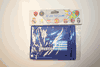 GREECE COUNTRY FLAG BLUE WALLET ... FIFA WORLD CUP SOCCER FOOTBALL ... NEW