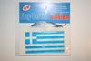 GREECE COUNTRY FLAG CAR FLAG EMBLEM BUMPER STICKER ... NEW