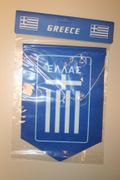GREECE COUNTRY FLAG HANNING BANNER ... FIFA WORLD CUP SOCCER FOOTBALL .. NEW