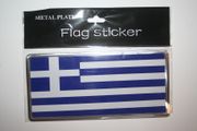 GREECE COUNTRY FLAG LICENSE PLATE STICKER ... FIFA WORLD CUP SOCCER FOOTBALL ... NEW