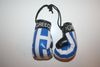 GREECE COUNTRY FLAG PAIR OF MINIATURE BOXING GLOVES .. HELLAS .. NEW