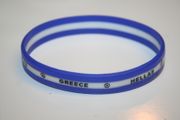 GREECE HELLAS 2 LAYERED BRACELET WRISTBAND .. FIFA WORLD CUP SOCCER FOOTBALL .. ADULT & KIDS SIZE .. NEW