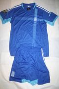 GREECE HELLAS BLUE ADULT EURO CUP 2012 SOCCER FOOTBALL JERSEY KIT WITH SHORTS .. NEW