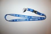 GREECE HELLAS BLUE FIFA WORLD CUP SOCCER FOOTBALL HIGH QUALITY LANYARDS KEYCHAINS PASSHOLDERS .... NEW