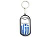 GREECE HELLAS COUNTRY FLAG BOTTLE OPENER LED KEYCHAIN ..HIGH QUALITY .. NEW