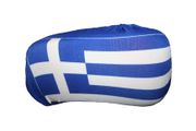 GREECE HELLAS COUNTRY FLAG CAR SIDE MIRROR COVER .. 2 IN ONE PACK ..NEW