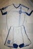 GREECE HELLAS WHITE ADULT EURO CUP 2012 SOCCER FOOTBALL JERSEY KIT WITH SHORTS .. NEW