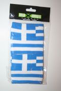 GREECE SET OF 2 COUNTRY FLAG WRISTBANDS SWEATBANDS ... HELLAS .. NEW