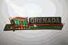 GRENADA COUNTRY FLAG LONG METALIC CAR AUTOMOBILE BUMPER STICKER DECAL EMBLEM .. NEW