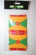 GRENADA COUNTRY FLAG SET OF 2 WRISTBANDS SWEATBANDS .. NEW