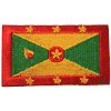 GRENADA COUNTRY FLAG SMALL IRON ON PATCH CREST BADGE .. NEW