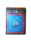 GUAM SQUARE COUNTRY FLAG METALLIC BUMPER STICKER DECAL .. SIZE 3" X 4" INCHES .. NEW