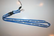 GUATEMALA BLUE & WHITE STRIPED COUNTRY FLAG LANYARD KEYCHAIN PASSHOLDER  ... NEW