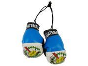 GUATEMALA COUNTRY FLAG MINI BOXING GLOVES ..HIGH QUALITY .. NEW