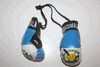 GUATEMALA COUNTRY FLAG PAIR OF MINIATURE BOXING GLOVES .. NEW