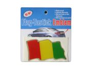 GUINEA COUNTRY FLAG WAVY BUMPER DECAL STICKER EMBLEM ...