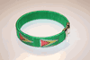 GUYANA COUNTRY FLAG GREEN FLEXIBLE METAL NYLON BRACELET ... NEW